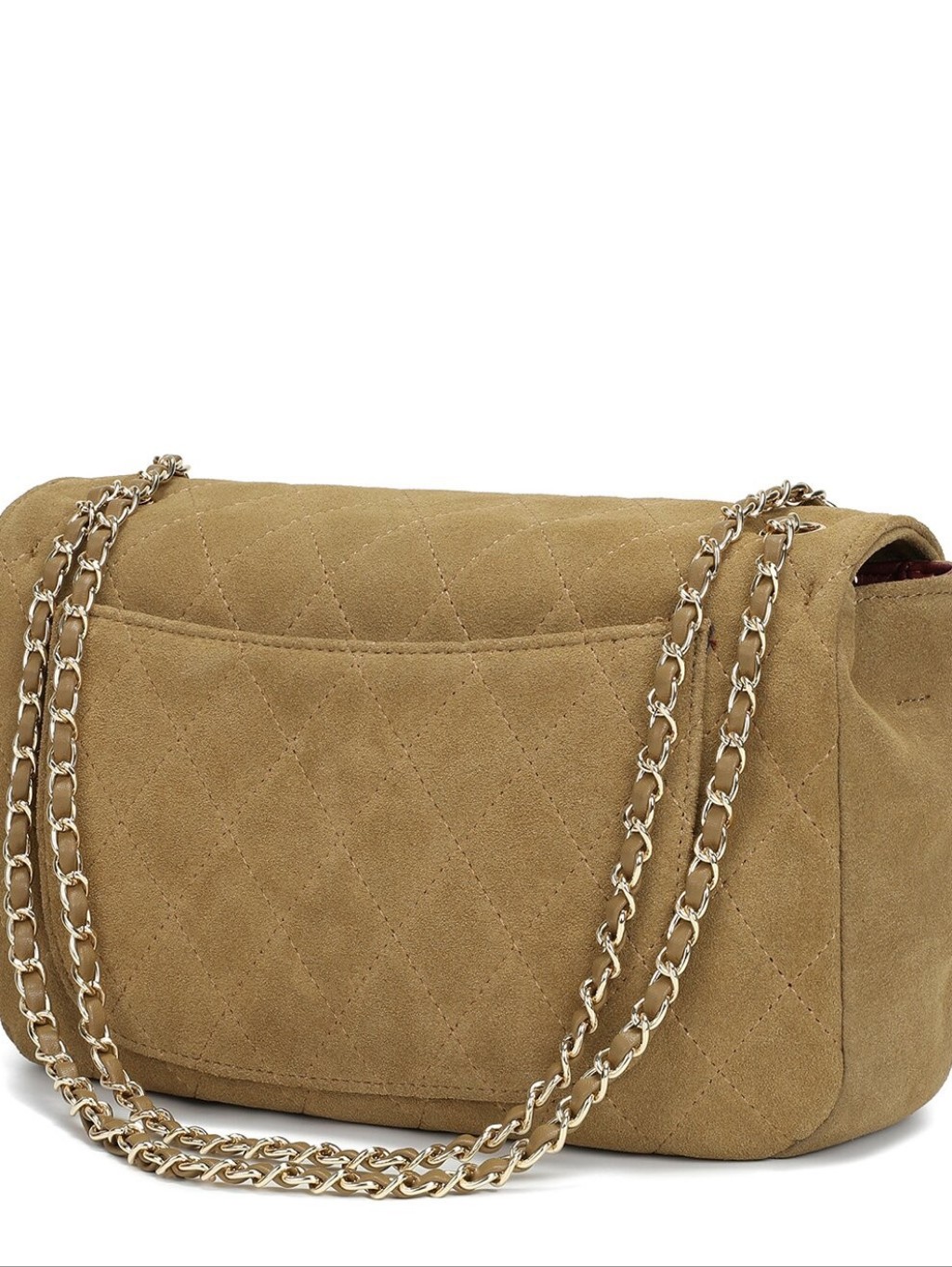 Tiffany & Fred Paris Suede Shoulder Bag Camel Nwt — image 2 of 4